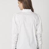 SandyCC Poplin Puff Shirt - White