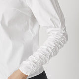 SandyCC Poplin Puff Shirt - White