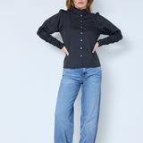 SandyCC Poplin Puff Shirt - Black