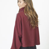 AminaCC Box Jacket - Burgundy
