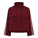 AminaCC Box Jacket - Burgundy