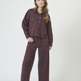 LeoCC Wide Pant - Winered