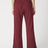 AminaCC Crease Pant - Burgundy