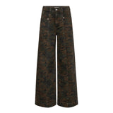 CamouCC Denim Wide Jeans - Camouflage