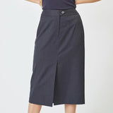 IdaCC Pin Pencil Skirt - Dark Grey