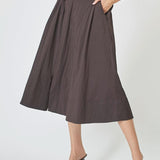 CottonCC Crisp Midi Skirt - Mocca