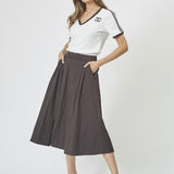 CottonCC Crisp Midi Skirt - Mocca