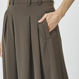 AnyaCC Pleat Skirt - Mocca