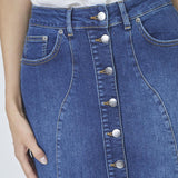 TylerCC Denim Skirt - Denim blue
