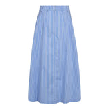 MicaCC Stripe Pleat Skirt - Pale Blue