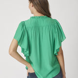 SunriseCC SS Frill Top - Green