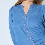 DenimCC V-Shirt - Denim blue