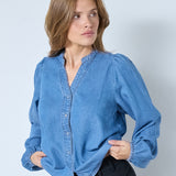 DenimCC V-Shirt - Denim blue
