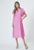 HeraCC SS Frill Dress - Pink