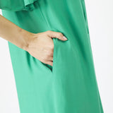 SunriseCC SS Frill Dress - Green