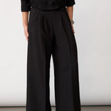 AcileCC Pleat Pant - Black