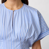 KaioCC Stripe Dress - Pale Blue