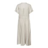 CherCC Wrap SS Dress - Silver