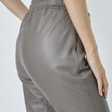 ShilohCC Leather Joggers - Elephant