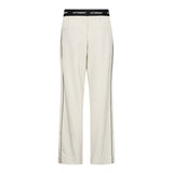 AminaCC Logo Piping Pant - Bone