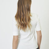 GrannyCC Embroidery SS Tee - Off white