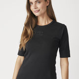 GrannyCC Embroidery SS Tee - Black