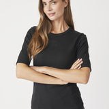 GrannyCC Embroidery SS Tee - Black