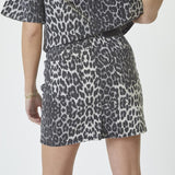 LeoCC Denim Skirt - Dark Grey