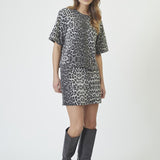 LeoCC Denim Skirt - Dark Grey