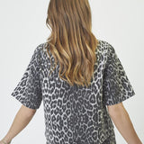 LeoCC Denim Blouse - Dark Grey