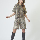 LeoCC Denim Blouse - Khaki