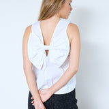 SannaCC Bow Top - White