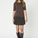 GrannyCC Embroidery SS Tee - Mocca