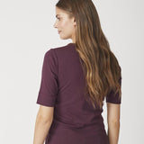 GrannyCC Embroidery SS Tee - Winered