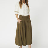 AnyaCC Pleat Skirt - Military Olive