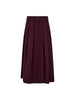AnyaCC Pleat Skirt - Winered