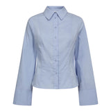 SannaCC Bell Sleeve Shirt - Pale Blue