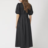 PoppyCC Pleat Dress - Black