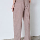 JihoCC Stripe Pant - Brown