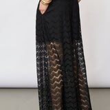 HarrietCC Lace Skirt Pant - Black