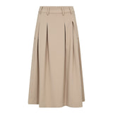 AnyaCC Midi Pleat Skirt - Sand