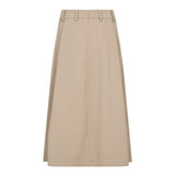 AnyaCC Midi Pleat Skirt - Sand