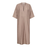 HeraCC Tunic V-Dress - Walnut