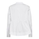 PoppyCC LS Flare Blouse - White