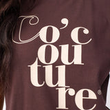 43002 Co´coutureCC Tee - Chocolate Plum