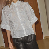 ElricCC Flower SS Shirt - White