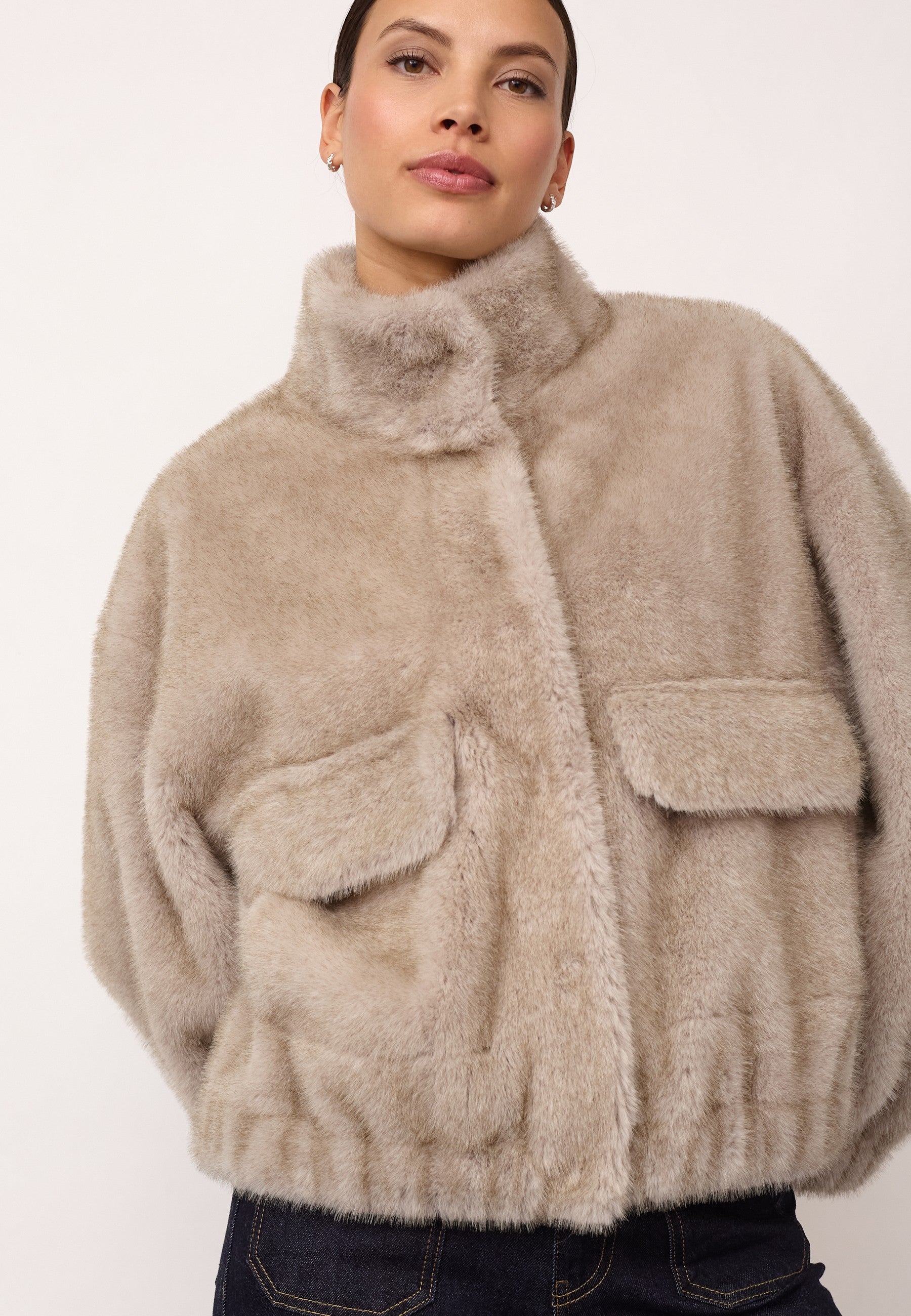 CasioCC Teddy Jacket - Light Grey - Co'couture