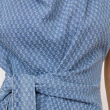 AntoCC Denim Pleat Top - Light Denim