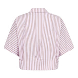 SigridCC Stripe SS Shirt - Rosebloom