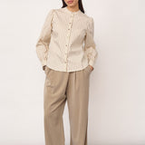 SigridCC Stripe Shirt - Bone